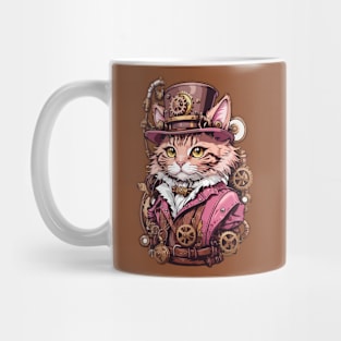 Steampunk, Cat venturer, Victorian Cat Mug